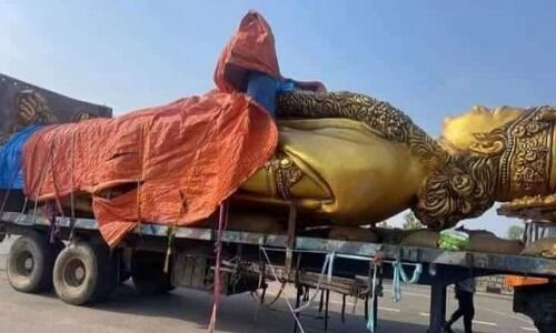 Erection of NTR statue in Lakaram lake halted by Telangana High Court.