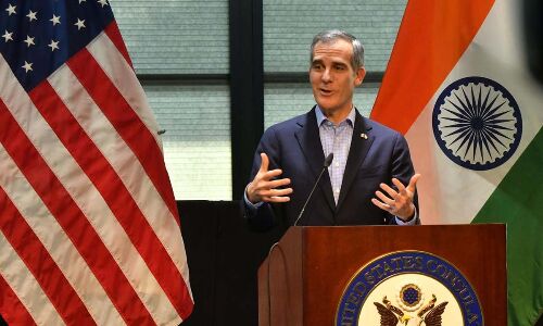 Eric Garcetti says India-US relations have reached unprecedented depths.