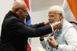 Fiji Awards PM Modi with Top Civilian Honours