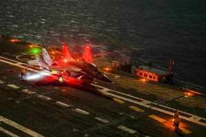 INS Vikrant witnesses MiG-29K’s first night landing