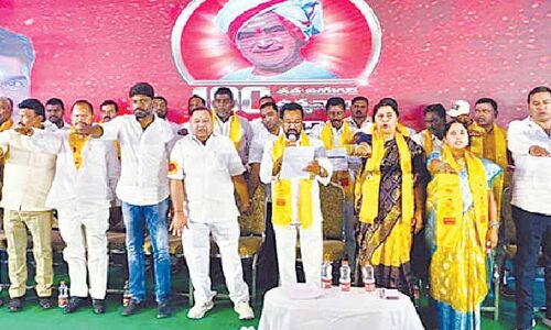 Kasani Gnaneshwar shares TDP’s goal of turning every impoverished individual into a millionaire in Mahabubnagar