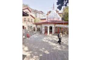 Kashmiri Pandit organizations allege unlawful construction on temple land in Srinagar.