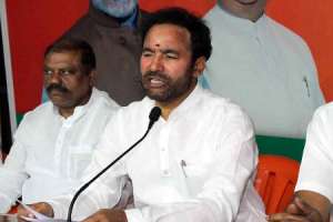 Kishan Reddy accuses BRS leaders of using Dharani for their own benefit instead of the people
