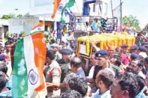 Malkapur Mourns as Hometown of Martyr Pabbala Anil is Shrouded in Sadness