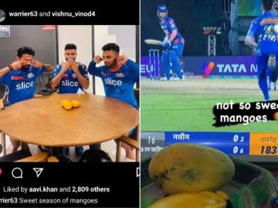 Mangoes Used to Troll Naveen-Ul-Haq After MI Defeats LSG in IPL 2023 Eliminator