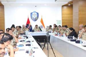Meeting on Crime Review held by Top Cop of Hyderabad City