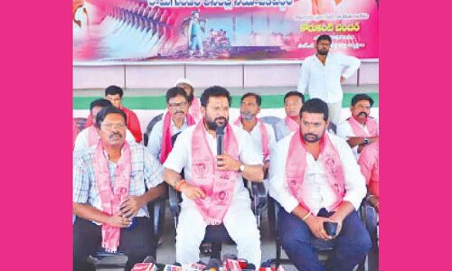 MLA Korukanti Chander urges for successful Ramagundam Nava Nirmana Sabha in Peddapalli