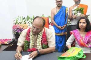 Office Assumed by Somesh Kumar in Hyderabad