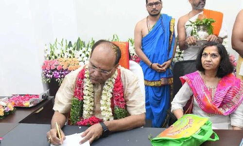 Office Assumed by Somesh Kumar in Hyderabad