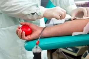 On May Day, a massive blood donation drive was arranged in Rangareddy.