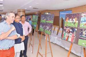Photo exhibition on FIFA World Cup 2022 inaugurated by Home Minister Mohammed Mahmood Ali in Hyderabad