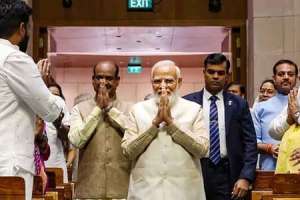 PM Narendra Modi expresses humility and gratitude in New Delhi