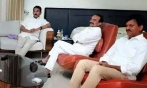 Political Speculations Arise as Eatala Holds Secret Talks with Expelled BRS Leaders in Hyderabad