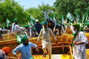 Protesting Farmers Overcome Obstacles at Jantar Mantar, Where Wrestlers are Demonstrating