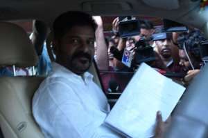 Revanth’s attempt to enter Secretariat foiled by Hyderabad police, leading to tension.
