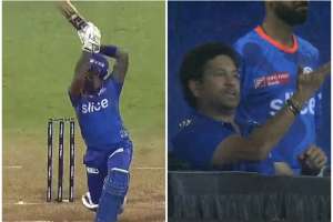 Sachin left in Awe as SKY’s Bizarre Hit at Wankhede earns ‘God’s Appreciation’ – Watch