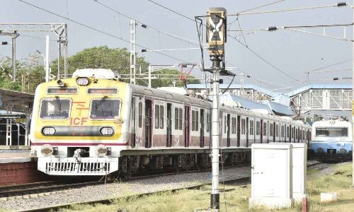 Suburban trains in Hyderabad receive low response due to commuters’ demand for timing adjustments.