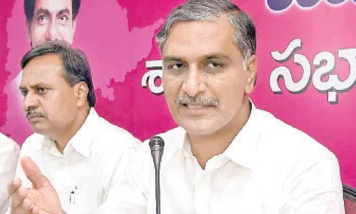 T Harish Rao accuses that the Parliament should have been inaugurated by the President in Hyderabad.