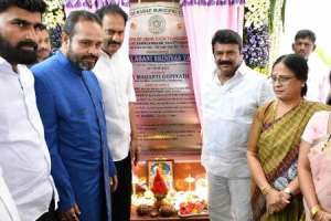 Talasani Srinivas Yadav inaugurates 2BHK homes in Kamala Nagar SPR Hills, Hyderabad.