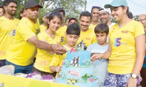 The 16th anniversary of Hyderabad Runners’ Society is celebrated.