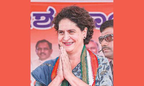 Today, Congress’ ‘Youth Declaration’ to be released by Priyanka Gandhi in Hyderabad.