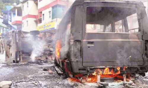 Today marks the beginning of the evacuation of people from TS in Manipur, which has been struck by violence.