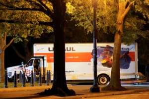 Truck with Nazi Flag, Driven by Man with Intention to Kill Biden, Crashes near White House