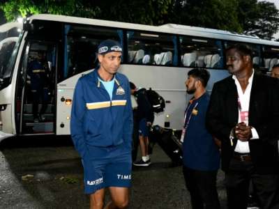 Watch Video: Gujarat Titans’ Fun Ride at Narendra Modi Stadium Led by Ashish Nehra Prior to GT vs CSK Final.
