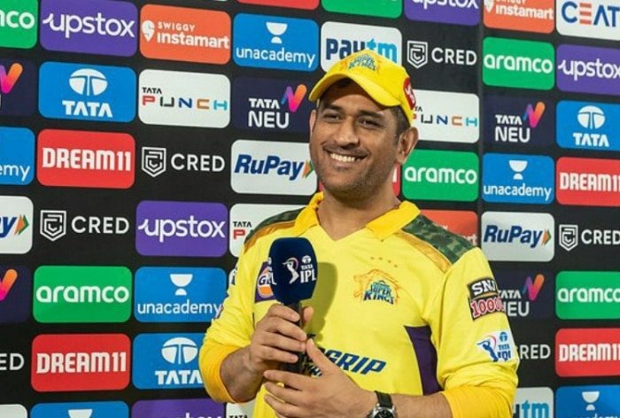 Watch Viral Video of MS Dhoni Scaring Deepak Chahar with Fake Slap during CSK Vs DC Match in IPL 2023