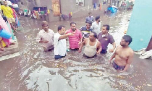 Waterlogging Scare Looms Again in Nampally Circle Areas, Hyderabad