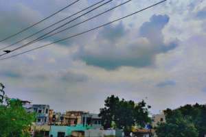 Thunderstorms are expected today in Hyderabad