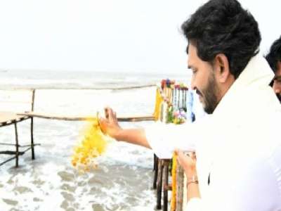 Work on Machilipatnam Port launched by Andhra CM Jagan Mohan Reddy