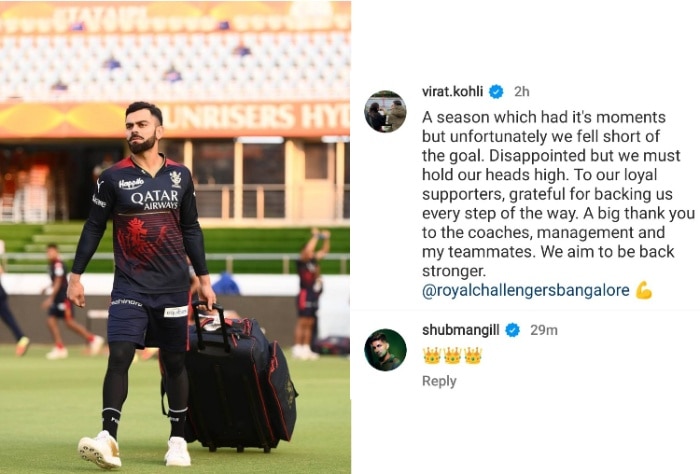 You’ll Feel Delighted by Shubman Gill’s Response to Virat Kohli’s Appreciation Post for RCB