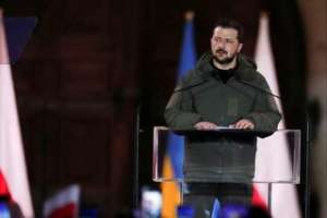 Zelensky, Ukrainian President, Denies Attacking Putin