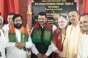 CM Eknath Shinde: “Venkateswara Temple fulfills the dreams of Maharashtra’s people”