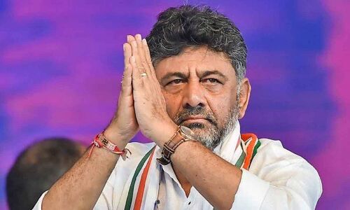 Congress declares DKS as ‘Baahubali’ ahead of upcoming polls in 5 states.