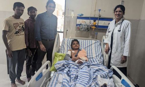 Doctors at KIMS in Khammam successfully save the life of an 11-year-old.