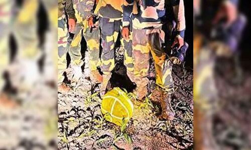 Drugs weighing 5 Kg dropped by drone seized by BSF in Amritsar Sector