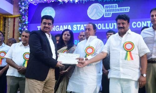 Environmental Award Won by Singareni Thermal Power Plant in Khammam