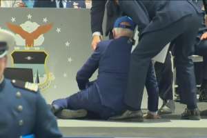 Joe Biden’s Fall during U.S Air Force Graduation Ceremony