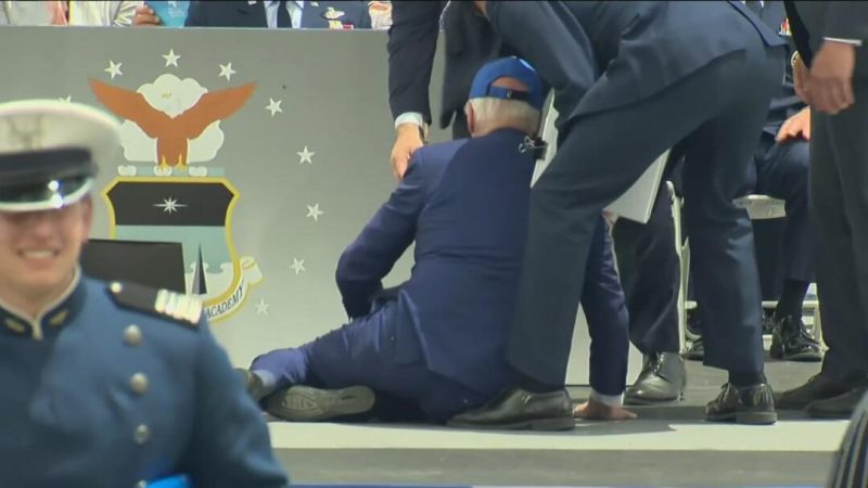 Joe Biden’s Fall during U.S Air Force Graduation Ceremony