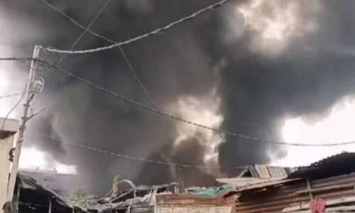 Jahangirpuri in Delhi Experiences Massive Fire Outbreak