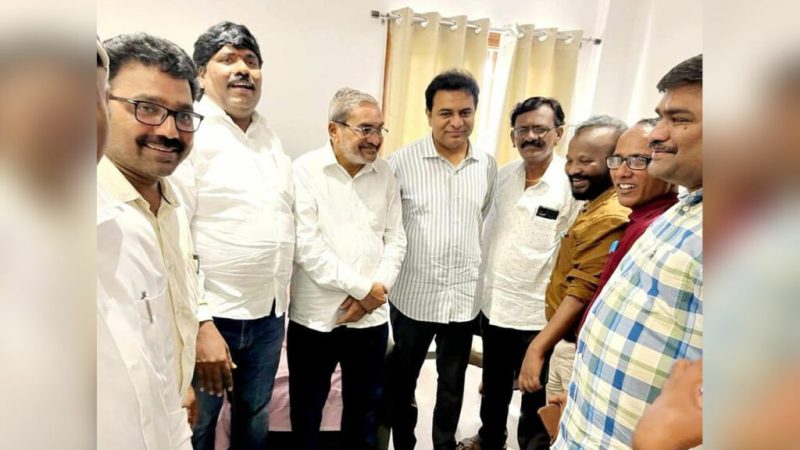 Journalists in Telangana demand permanent places: Minister KTR