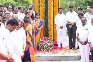 KCR’s peaceful fight leads to the formation of Telangana: Government VIP Gampa.