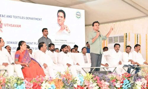 KTR announces TS government’s efforts to increase domestic and global investments to create more employment opportunities.