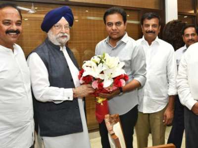 KTR | Approve the expansion of Hyderabad Metro Phase 2.. KTR requests the Central Minister