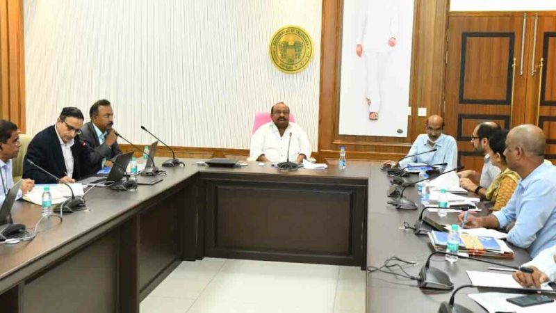 Minister Gangula meets Japanese representatives to discuss setting up exclusive mills in the Department of Municipal Administration.