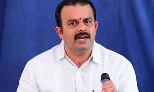 Minister K Venkatesh criticized by MLA Sunil Kumar for cow slaughter
