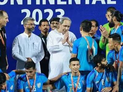 Odisha CM announces Rs 1 cr Reward for Indian Football Team’s Intercontinental Cup Victory