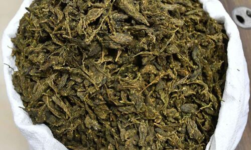 Police in Hyderabad seize 910 kg of dried marijuana.